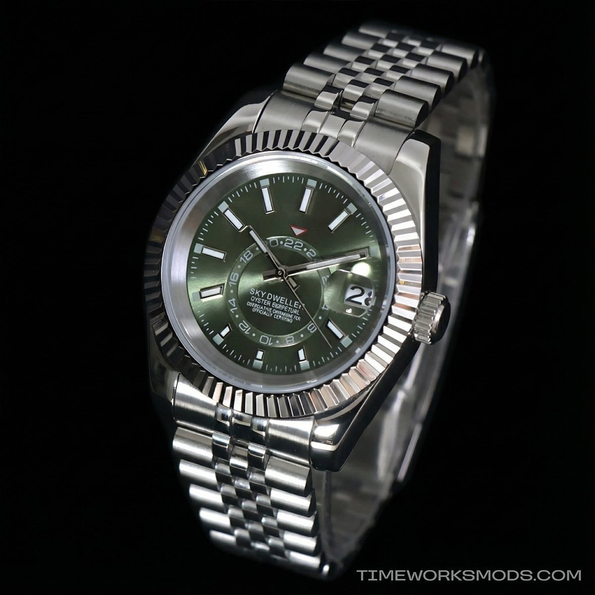 Seikojust Sky Dweller Olive Green - Imagen 2