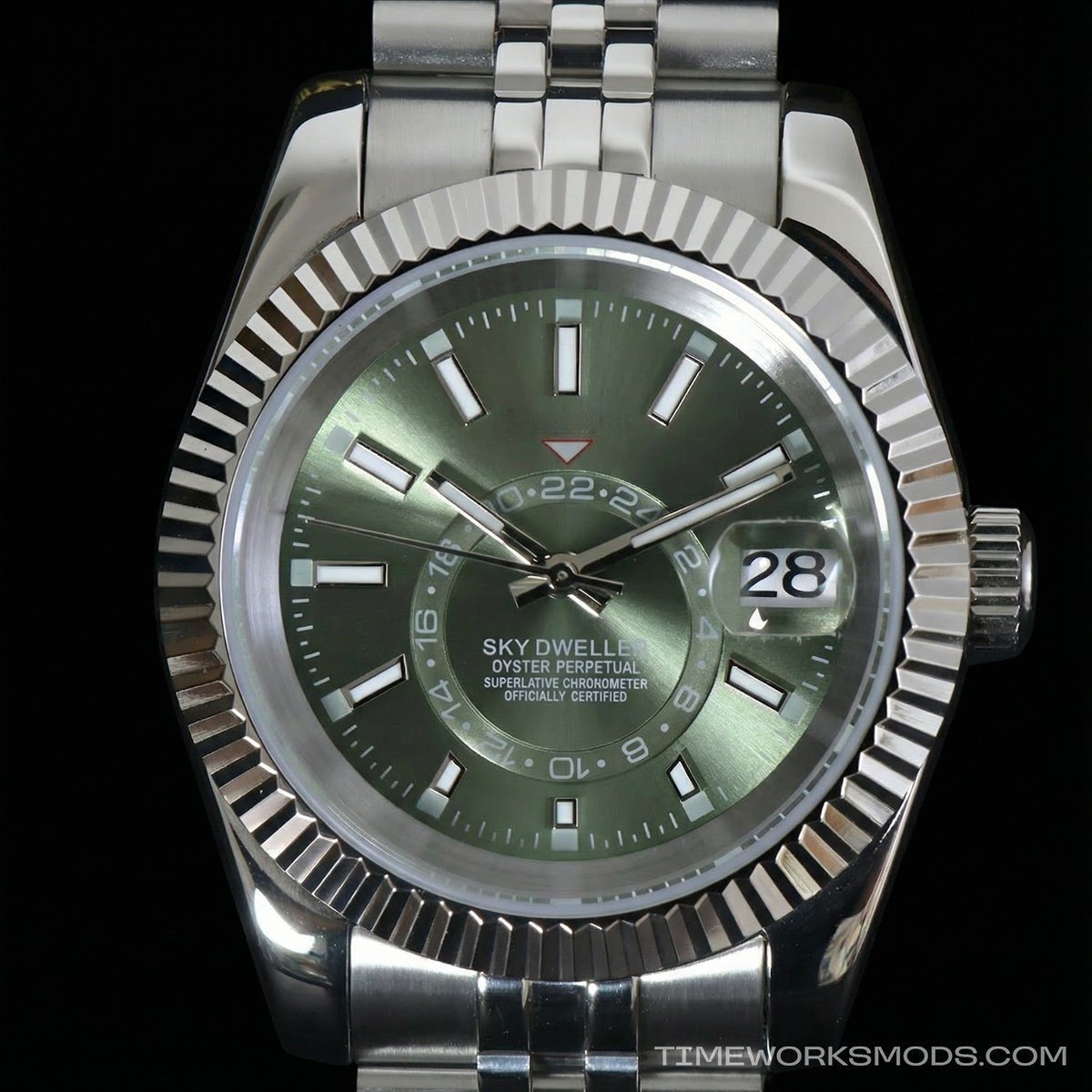 Seikojust Sky Dweller Olive Green - Imagen 4