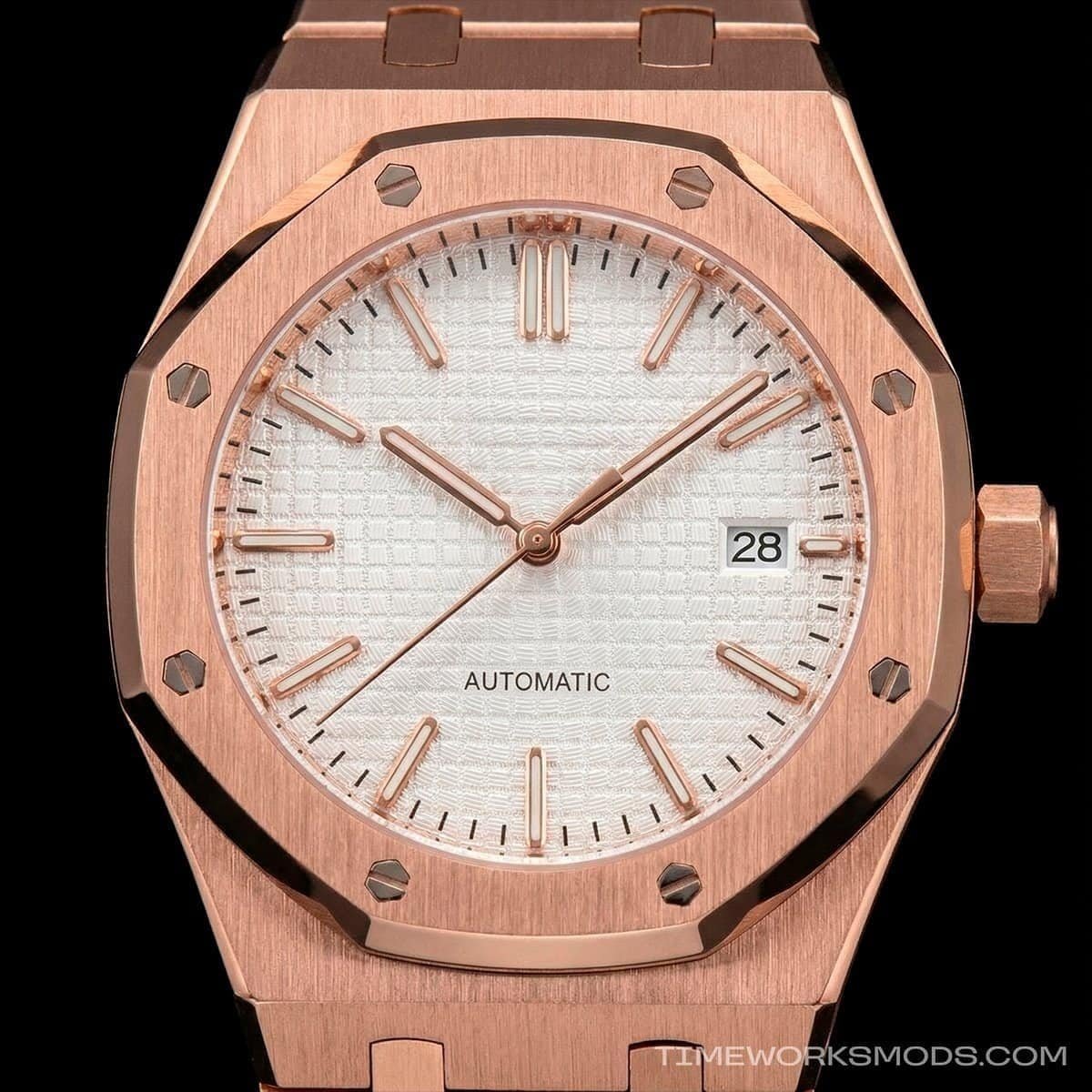 Royal Seikoak Rose Gold White - Imagen 3