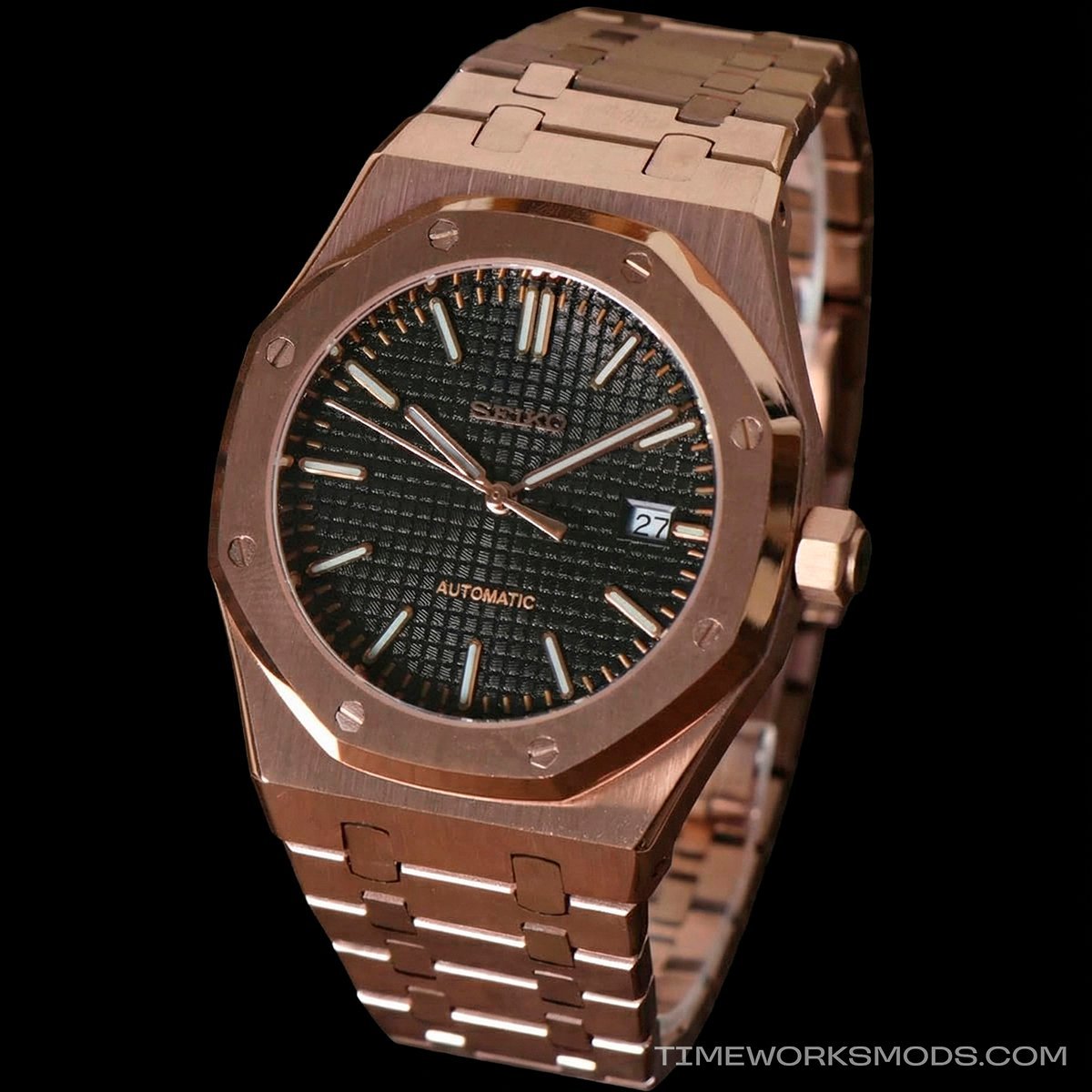 Royal Seikoak Rose Gold Black - Imagen 2