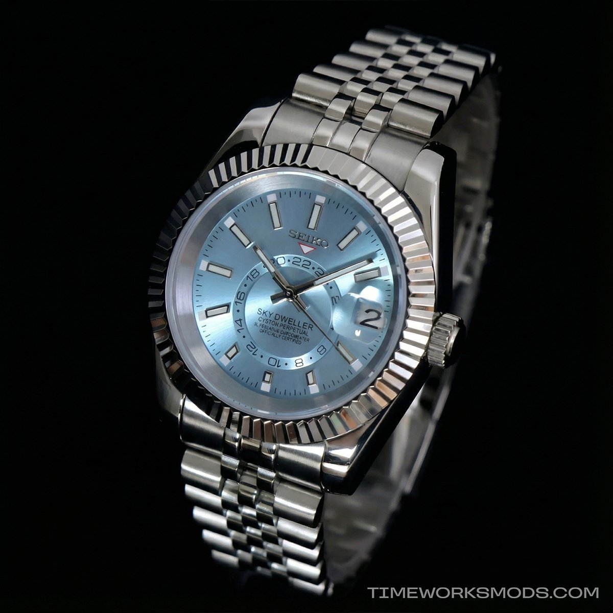 Seikojust Sky Dweller Light Blue - Imagen 2