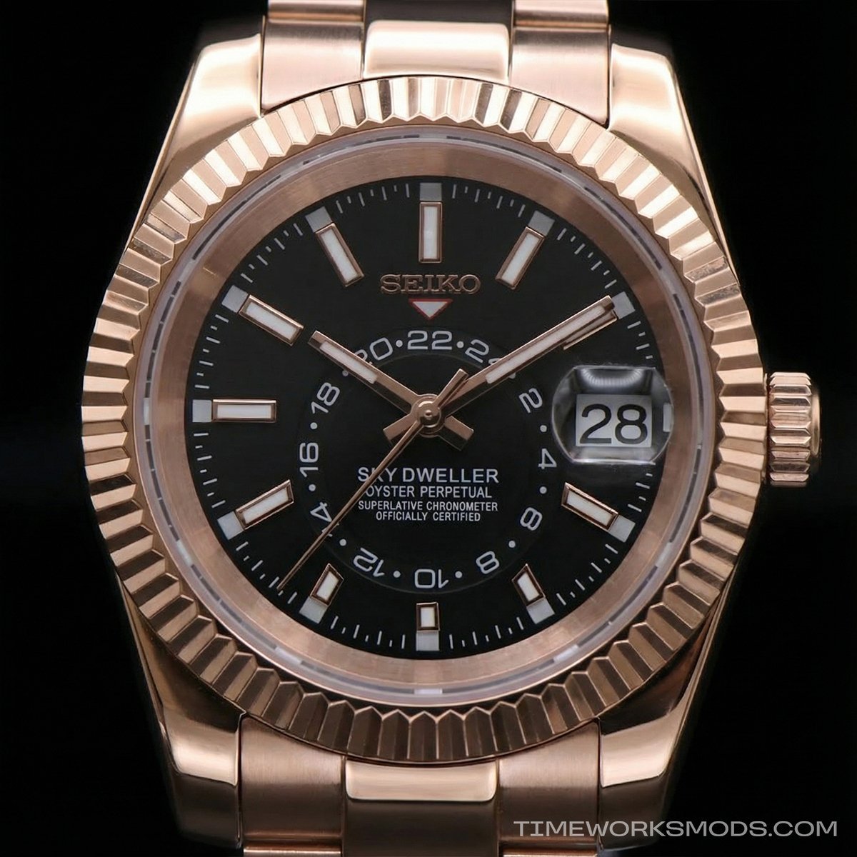 Seikojust Sky Dweller Rose Gold - Imagen 4