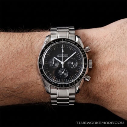 Orologio cronografo da polso da uomo in acciaio